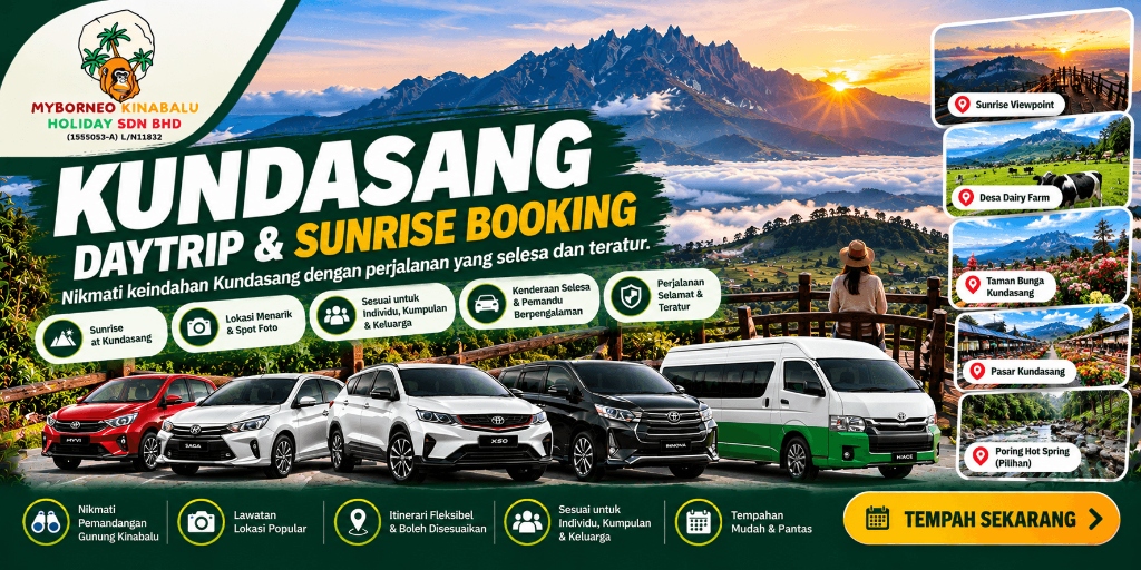 Kundasang Daytrip & Sunrise Booking Banner