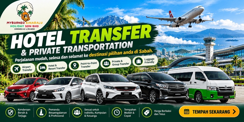 Private Hotel & Airport Transfer Banner